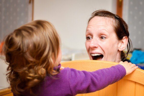 Why do babies have a laughing response?