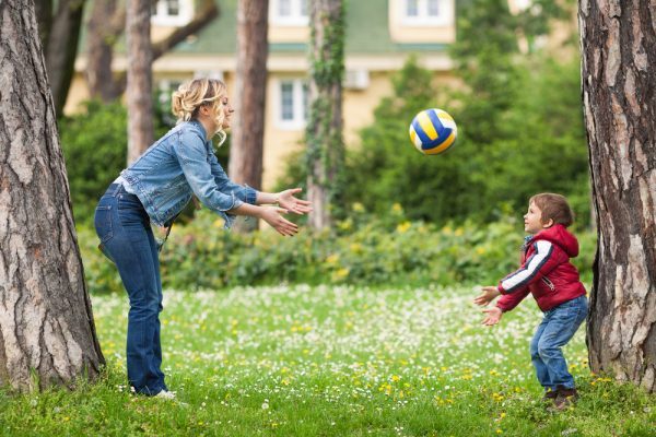 Catching skills and developing coordination