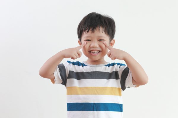 How can I help my child learn the names of the body parts?