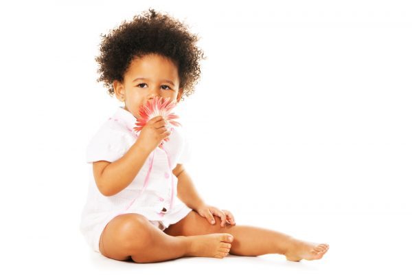 What is the first sense a baby develops?