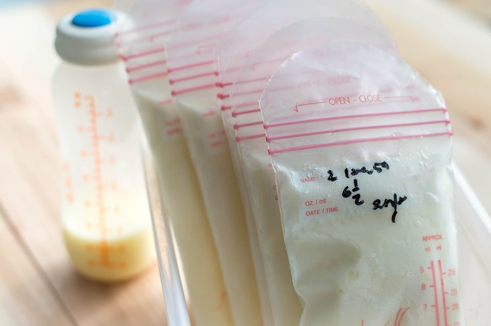 storing frozen breast milk