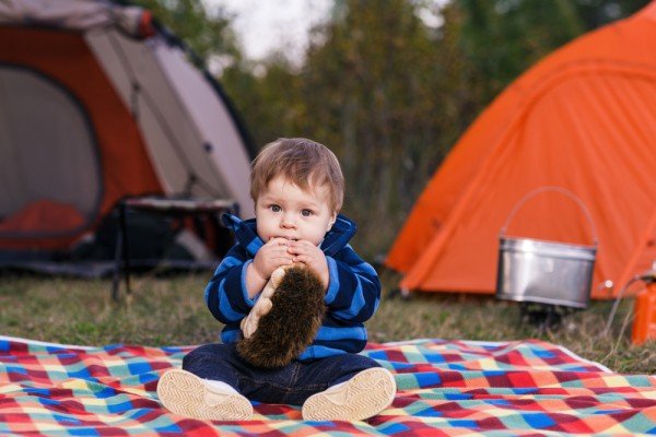 Baby’s first camping trip
