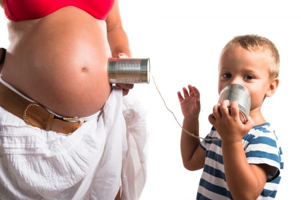 When does language development start?