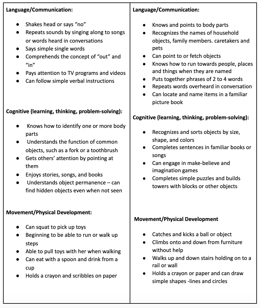 toys for child development stages